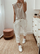 Load image into Gallery viewer, Solid Color Sleeveless T-Shirt