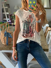Load image into Gallery viewer, Printed Short Sleeve T-Shirt