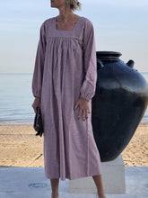 Load image into Gallery viewer, Solid Color Long Sleeve Dress
